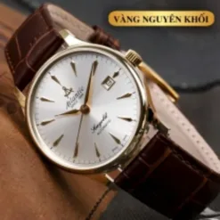 Atlantic Swiss AT-95743.65.21 solid gold watch